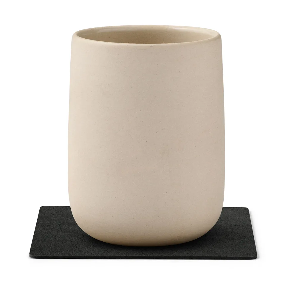 Nupo porta-copos quadrado, Tinta preta LIND DNA