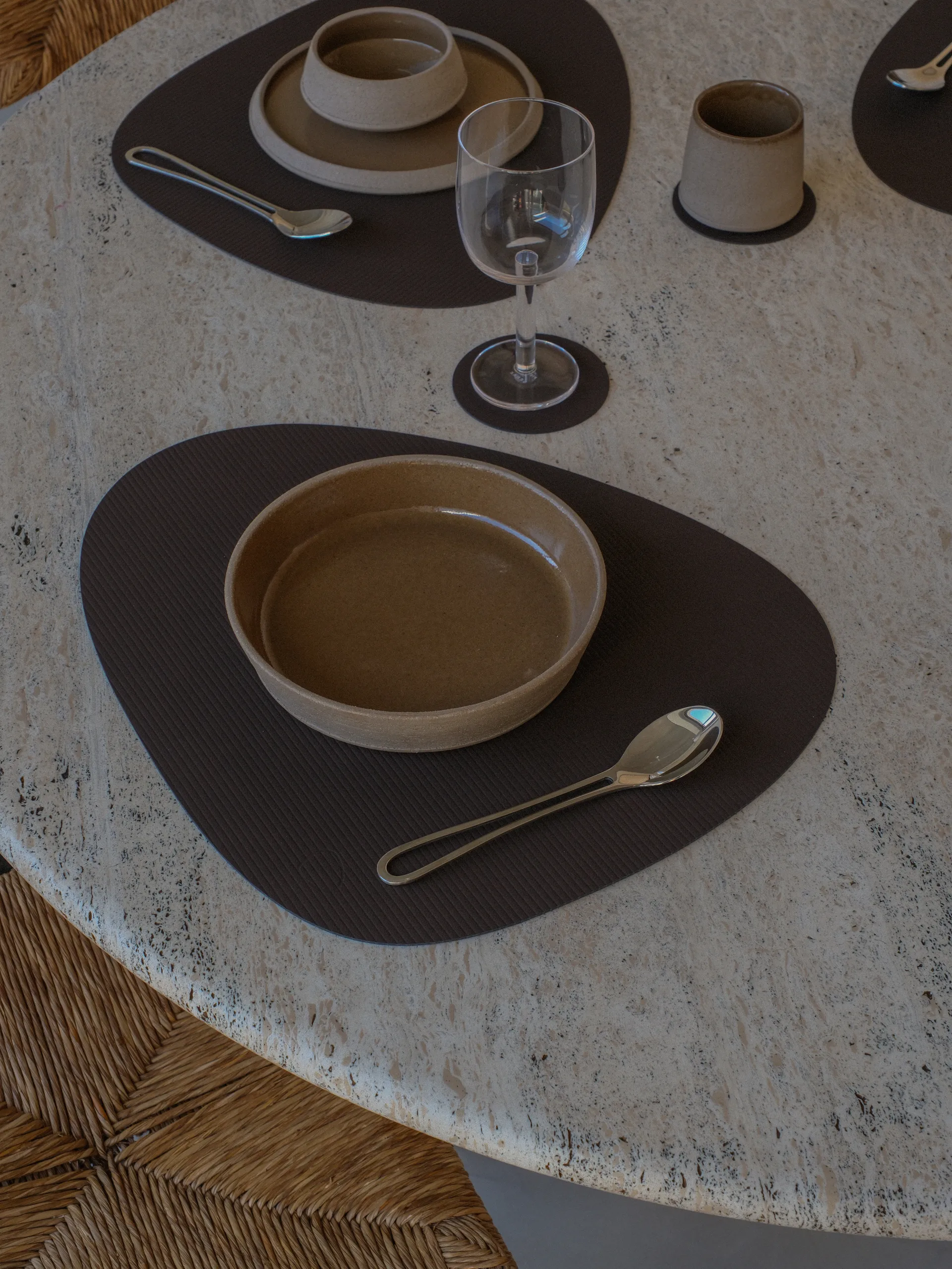 Porta-copos de veludo cotelê, Hazel, círculo LIND DNA