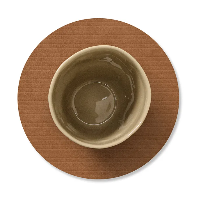 Porta-copos de veludo cotelê, Nature, círculo LIND DNA