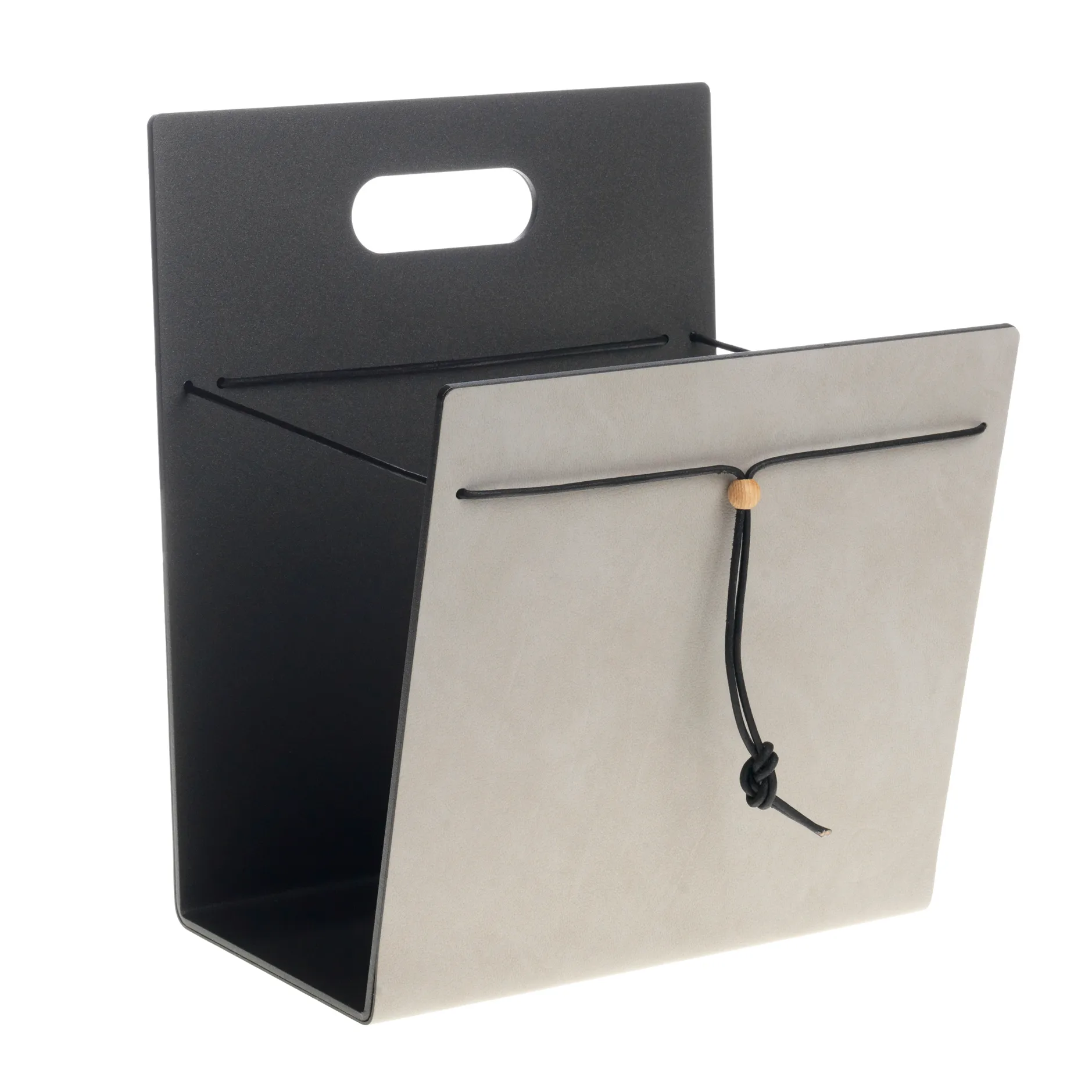Porta revistas Nupo M, light grey-anthracite LIND DNA
