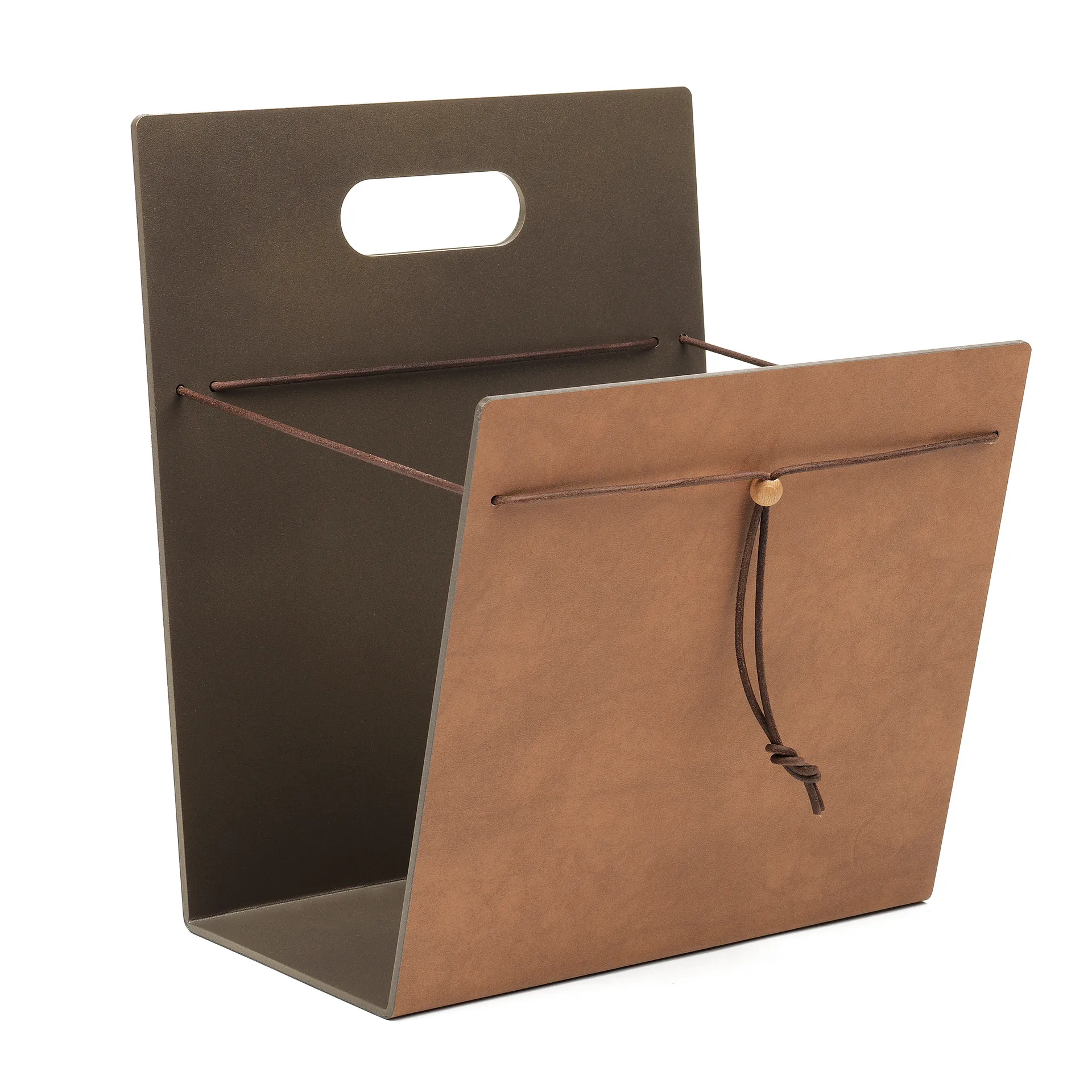 Porta revistas Nupo M, nature-bronze LIND DNA