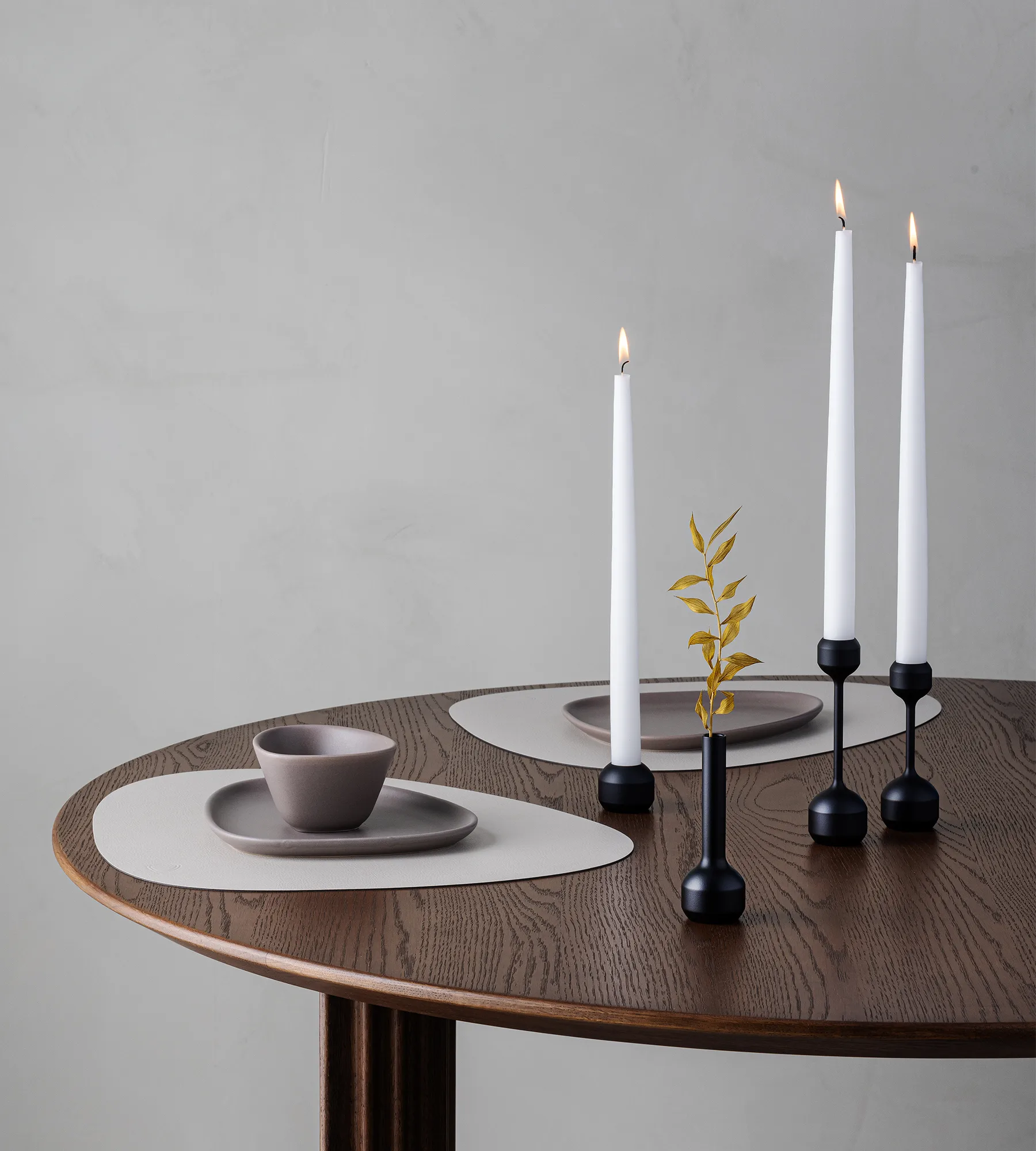 Silhouette 120 vaso, Aço preto LIND DNA