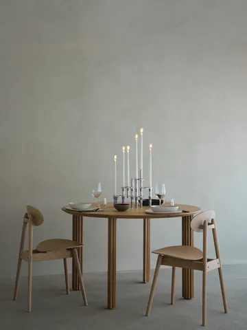 Suporte de velas combinável Lind Curve cromado - Único - LIND DNA