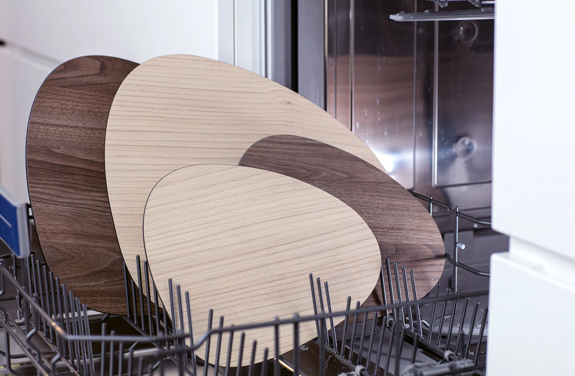 Tábua de cortar Cut & Serve curva S, Ash LIND DNA