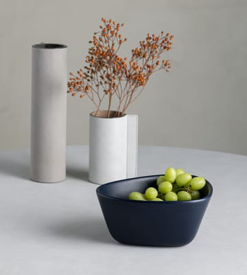 Tigela Curve Stoneware M 20x22 cm - azul marinho - LIND DNA