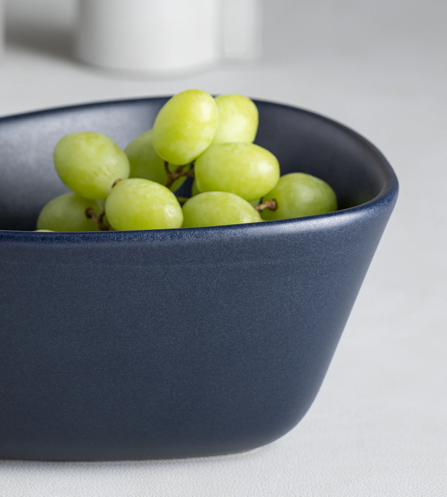 Tigela Curve Stoneware M 20x22 cm, azul marinho LIND DNA