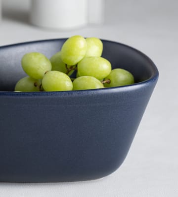 Tigela Curve Stoneware M 20x22 cm - azul marinho - LIND DNA