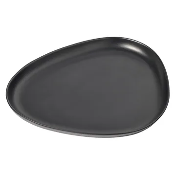 Travessa Curve Stoneware 30x35 cm - preto - LIND DNA