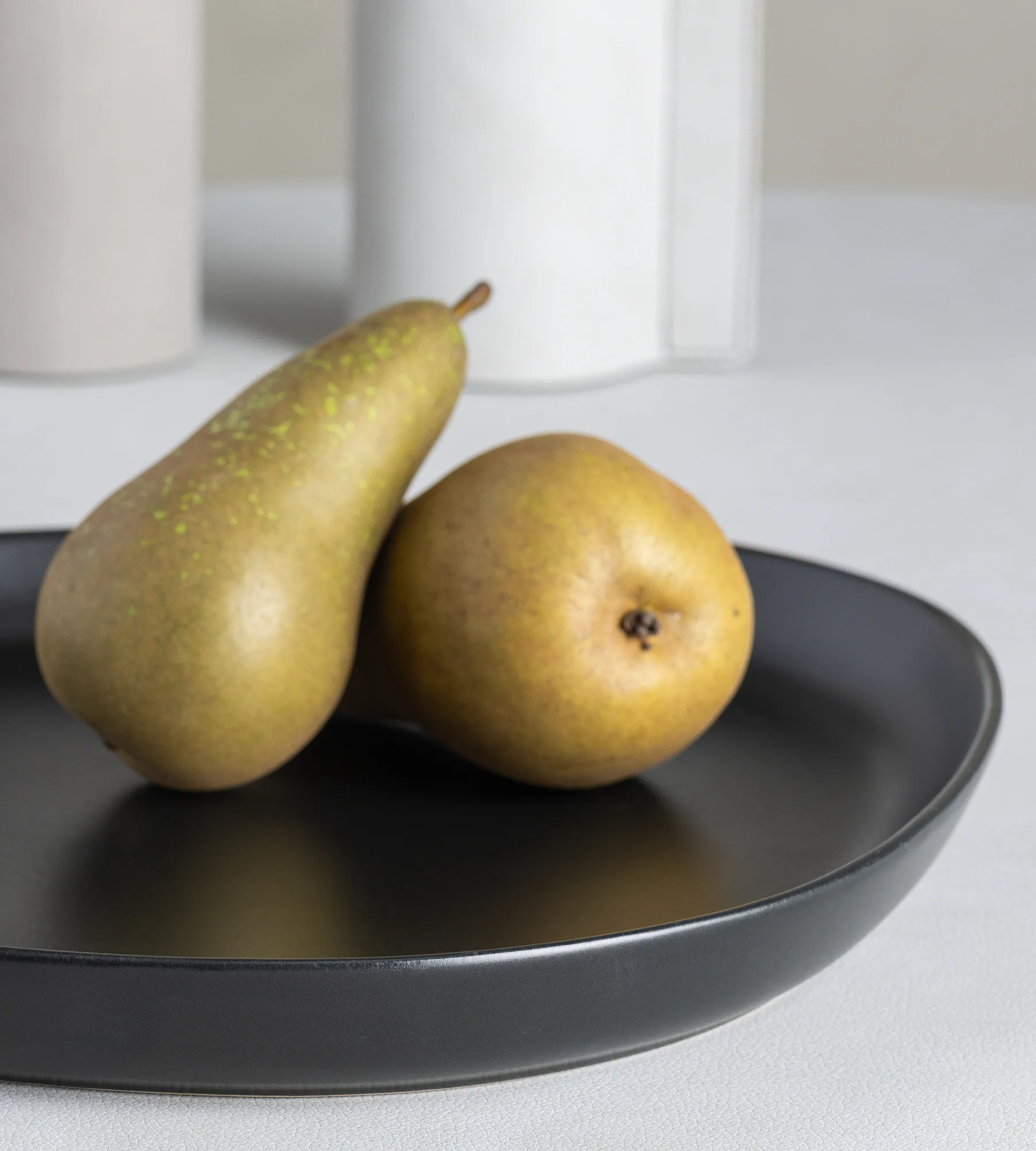 Travessa Curve Stoneware 30x35 cm, preto LIND DNA