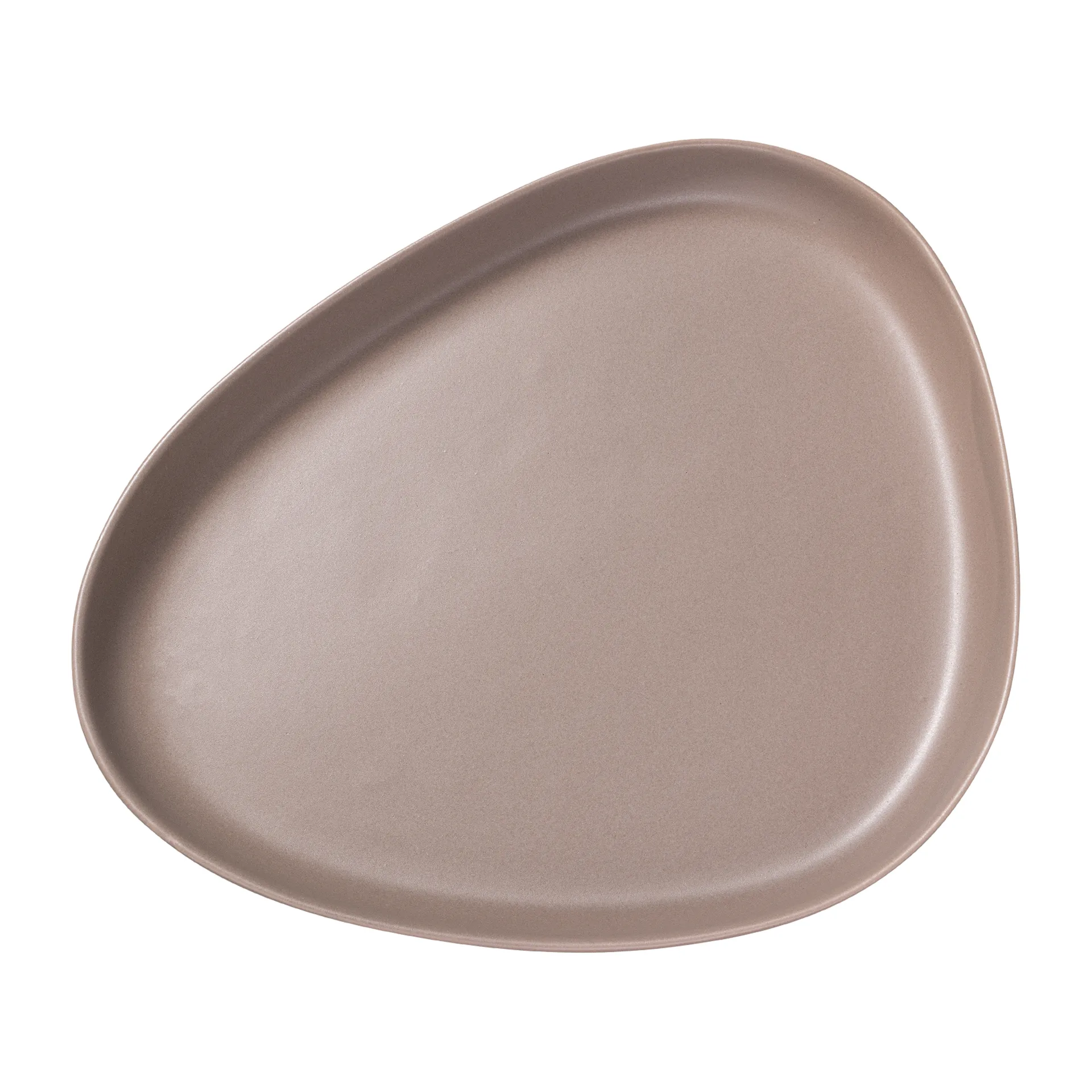 Travessa Curve Stoneware 30x35 cm, Warm Grey LIND DNA