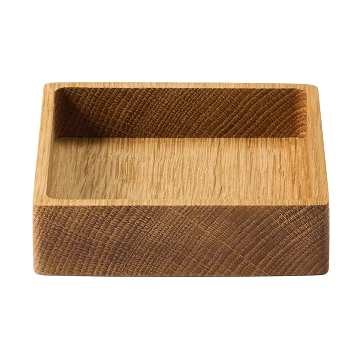 Wood Box armazenamento para porta-copos - Nature-oak, quadrado, S - LIND DNA