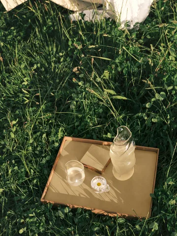 Wood Box armazenamento para porta-copos - Nature-oak, quadrado, S - LIND DNA