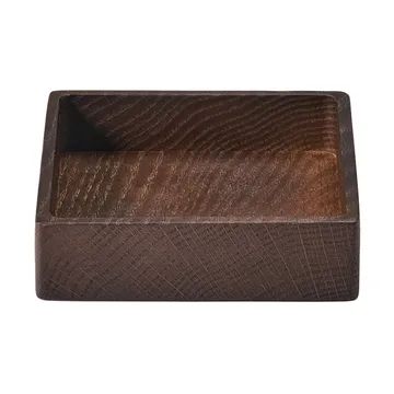 Wood Box armazenamento para porta-copos - Smoked-oak, quadrado, S - LIND DNA