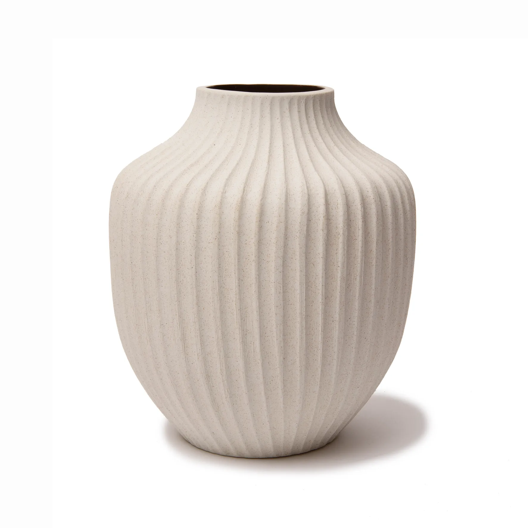 Vaso Kyoto, Sand white light deep line Lindform