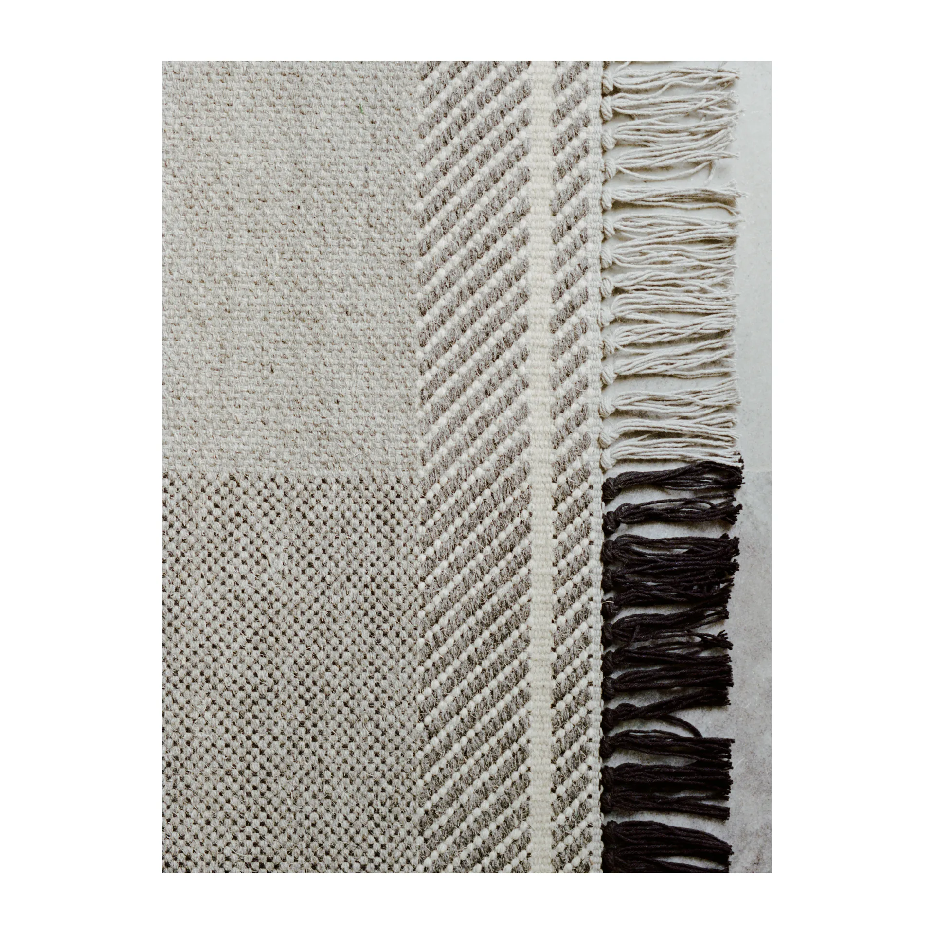 Carpete de lã Mindful Soul 250x350 cm, Stone-beige Linie Design