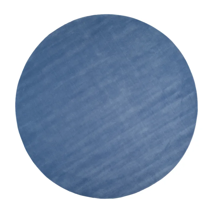 Halo Cloud tapete de lã redondo - Azul, Ø250 cm - Linie Design