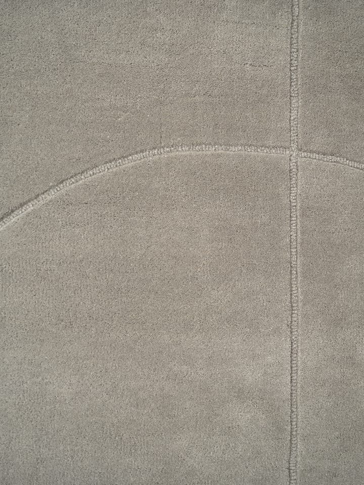 Lineal Poem tapete de lã, Cinza. 250x350 cm Linie Design