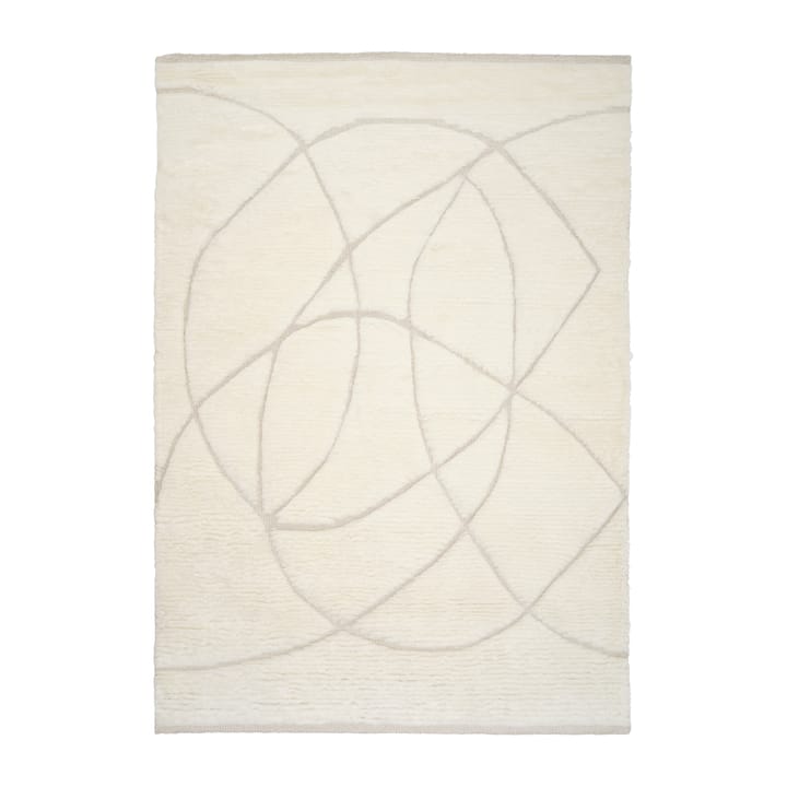 Lineal Sweep tapete de lã - Branco. 170x240 cm - Linie Design