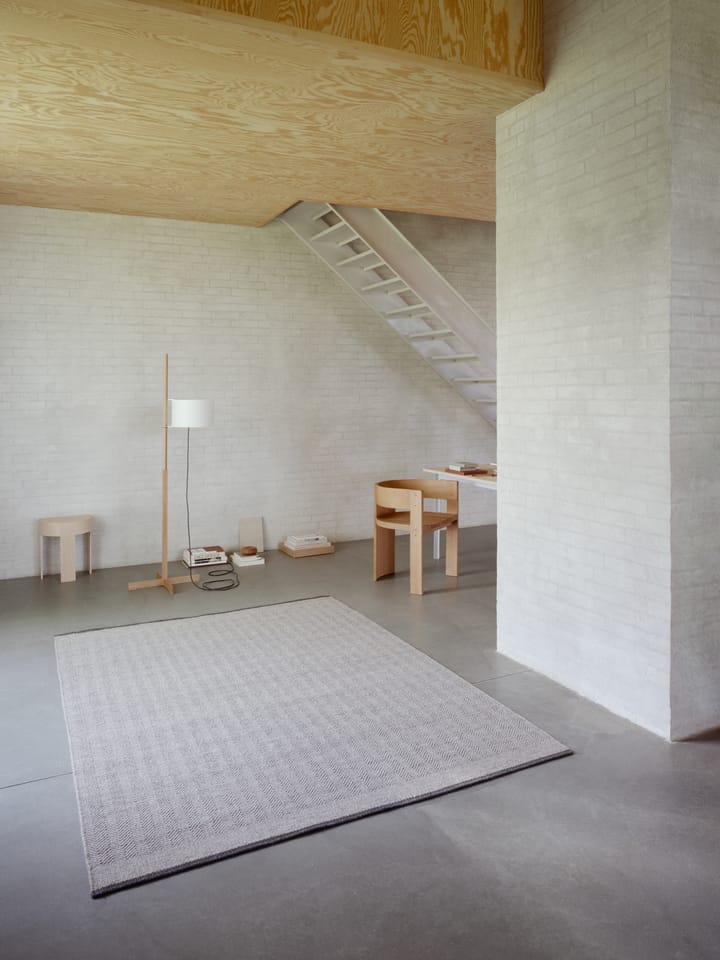 Stratum Echo tapete de lã, Cinza. 140x200 cm Linie Design