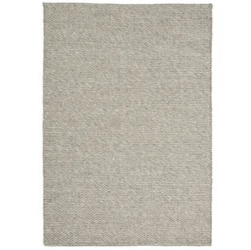 Tapete de lã Caldo 140x200 cm - cinza - Linie Design