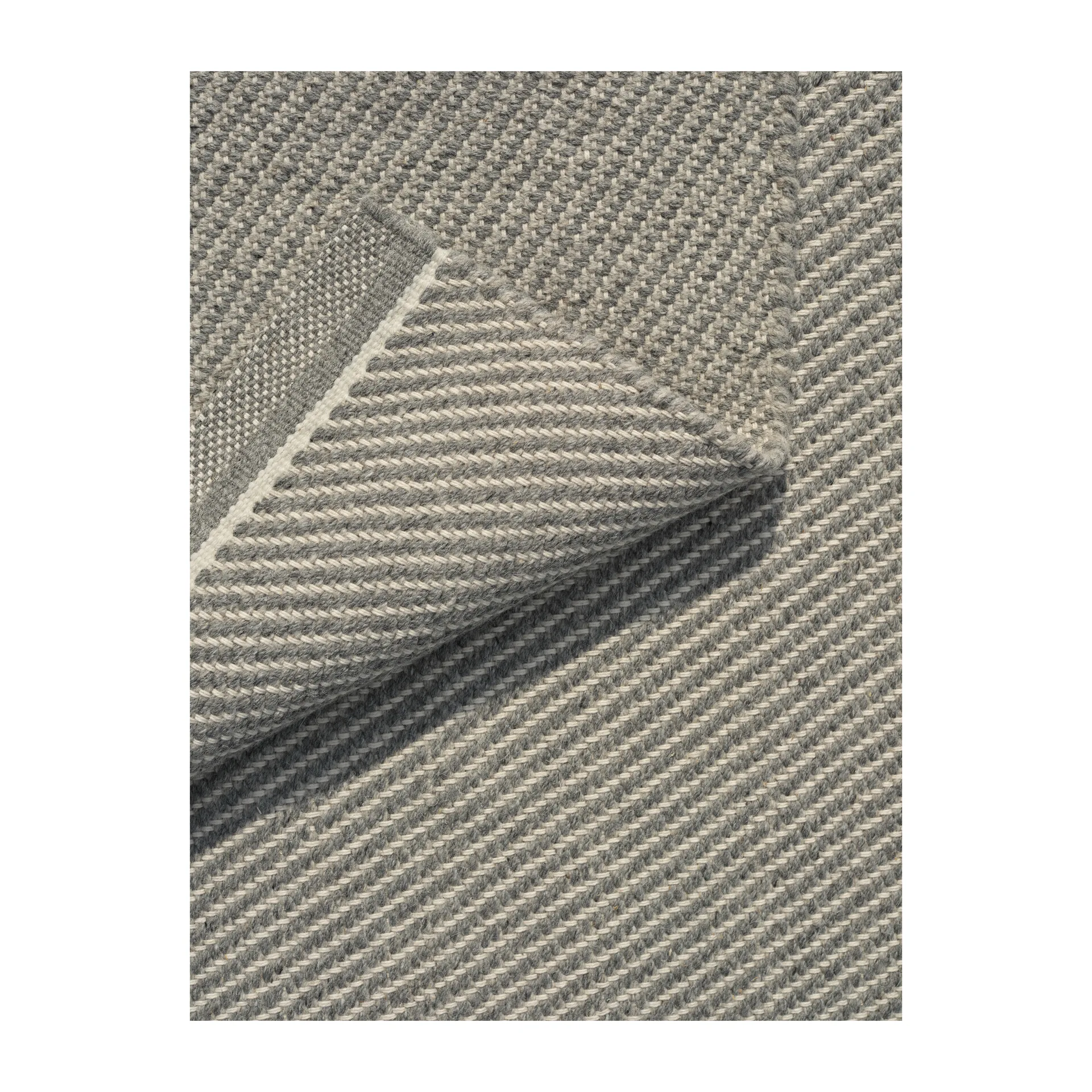 Tapete de lã Dawn Light 140x200 cm, Cinza-branco Linie Design