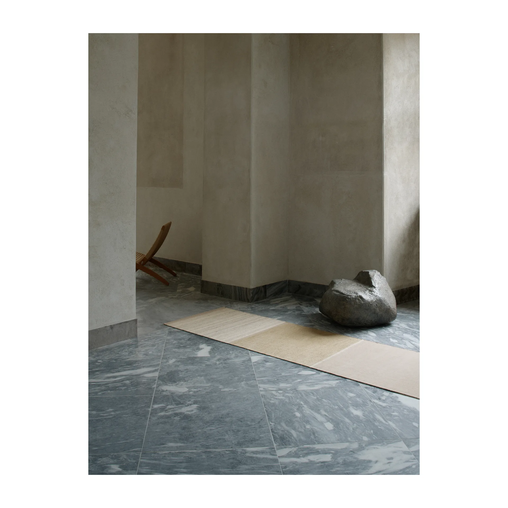 Tapete Modest Ease 80x250 cm, Bege Linie Design