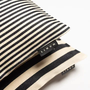 Amalfi capa de almofada 35x50 cm - Preto - Linum