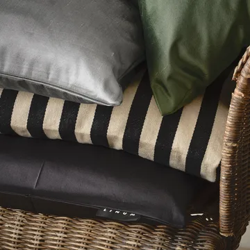 Amalfi capa de almofada 35x50 cm - Verde esmeralda intenso - Linum