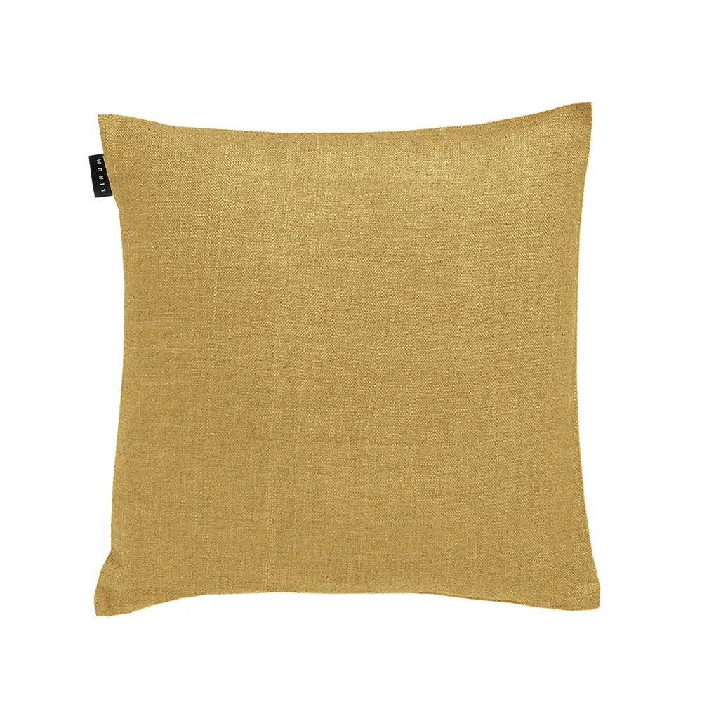 Capa de almofada Seta 50x50 , Amarelo straw Linum