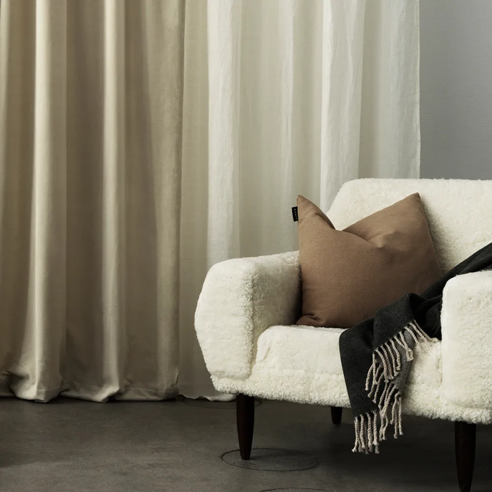 Cortina Intermezzo, Bege cremoso Linum