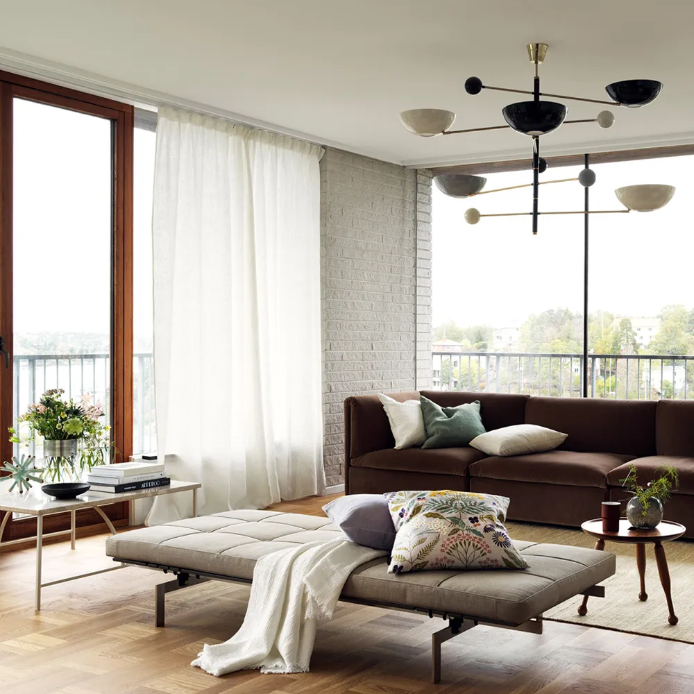 Cortina Intermezzo, Bege cremoso Linum