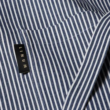 Emma avental - Azul índigo - Linum