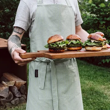 Emma avental - Verde musgo - Linum