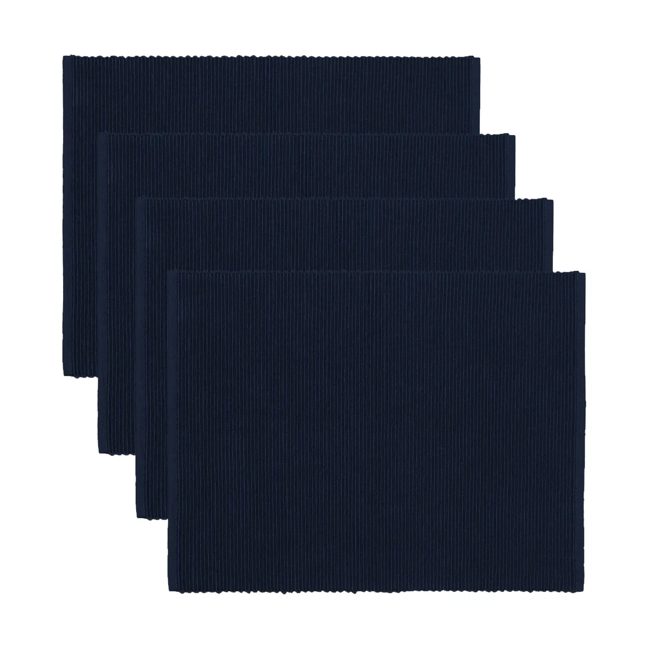 Individual de mesa Uni 35x46 cm, 4 un., Azul marinho escuro Linum