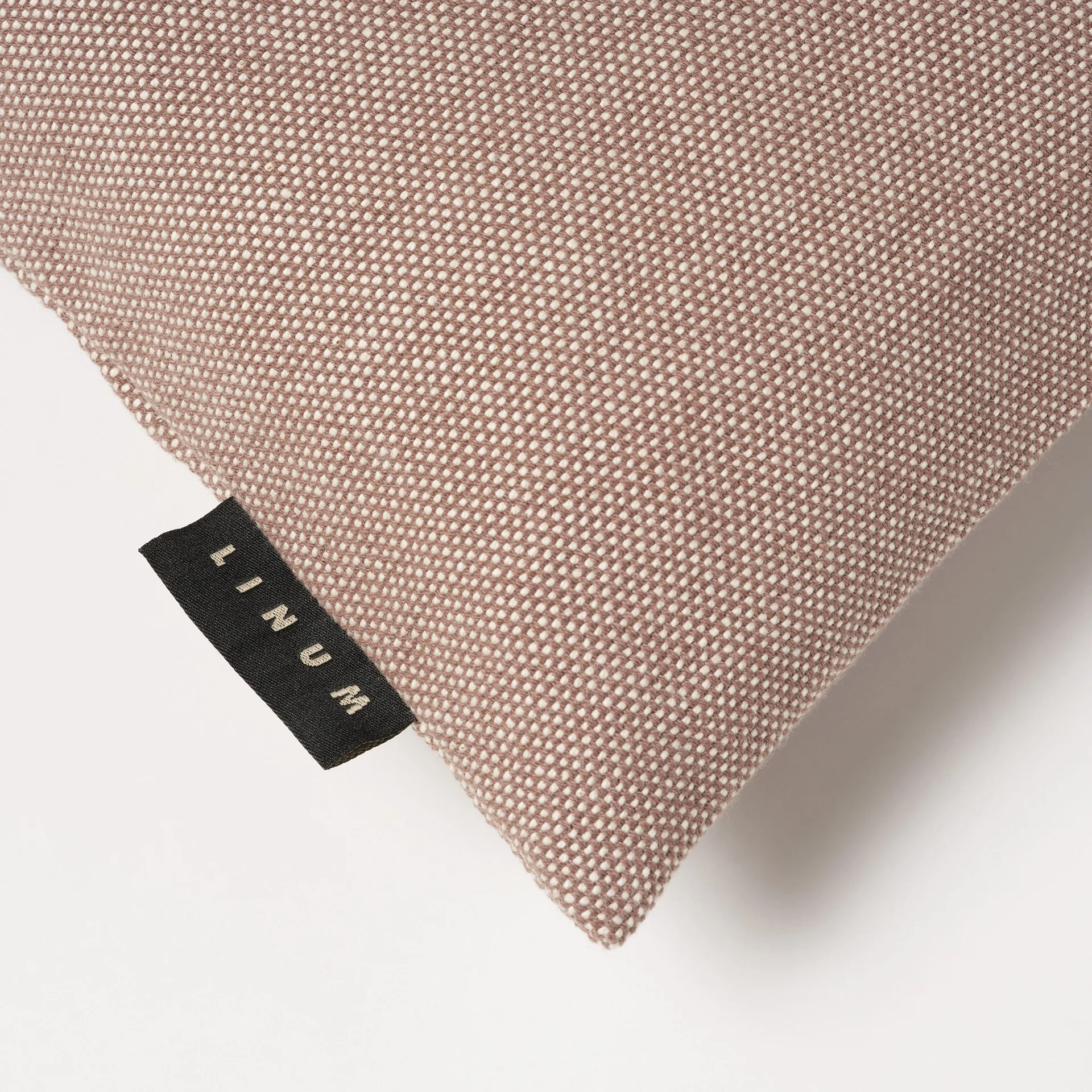 Pepper fronha 50x50 cm, Marrom escuro de toupeira Linum