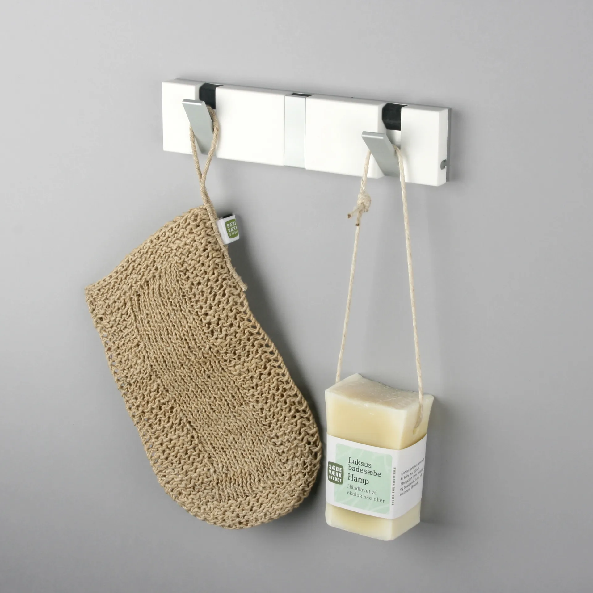 Cabide Loca Knax 20 cm komposit, branco LoCa