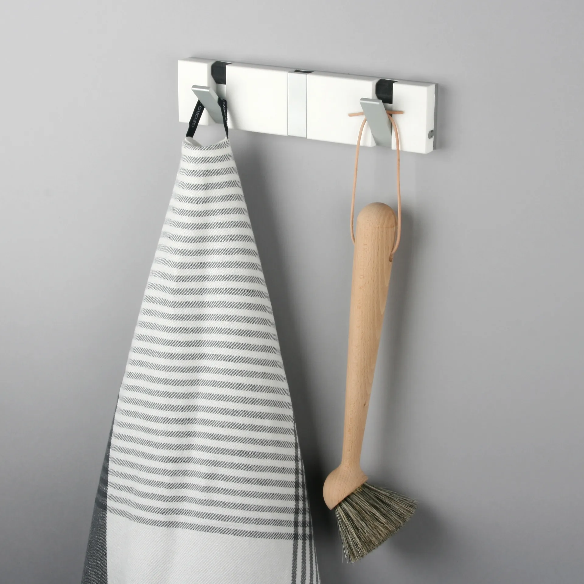 Cabide Loca Knax 20 cm komposit, branco LoCa