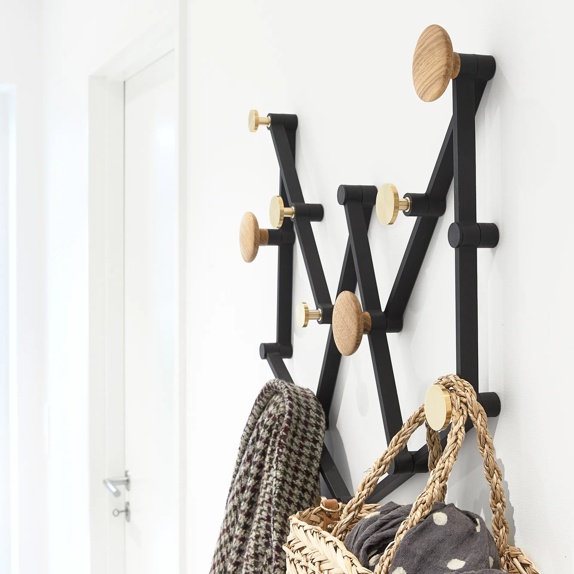 Cabide X•TEND, carvalho LoCa