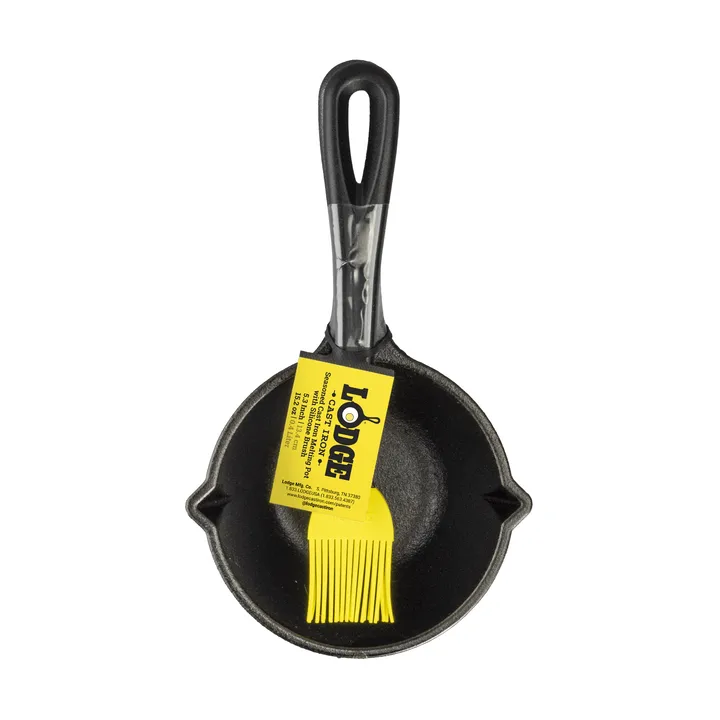 Caçarola para molhos com pincel de silicone - Ferro fundido, 23 cm - Lodge