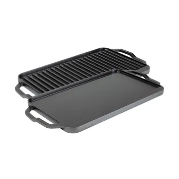Chef collection placa de grelhar e fritar reversível - 50x25 cm - Lodge