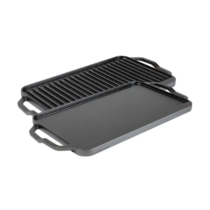 Chef collection placa de grelhar e fritar reversível - 50x25 cm - Lodge