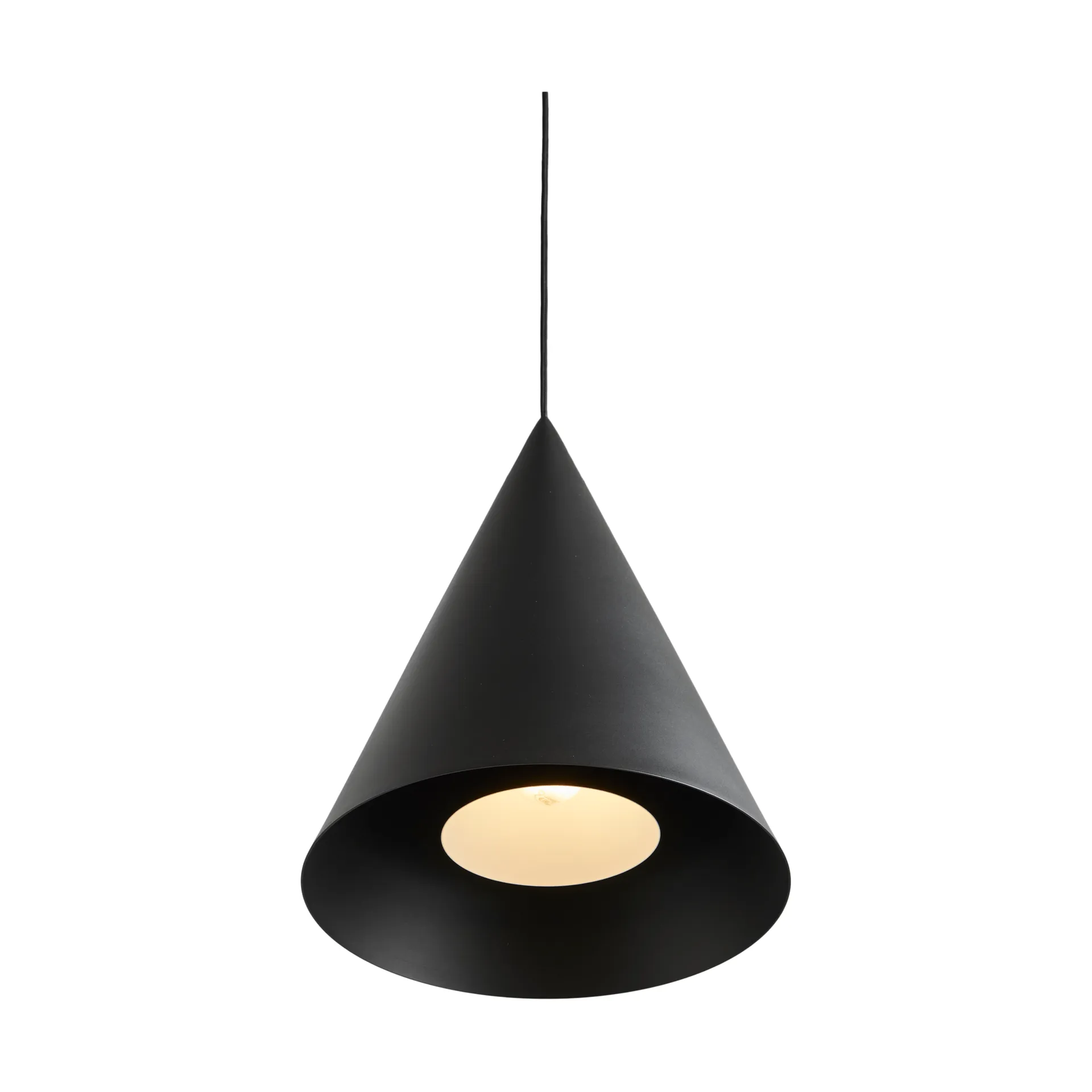 Hanzu candeeiro pendente, Preto, Ø35 cm Loom Design