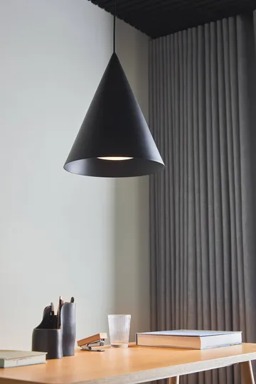 Hanzu candeeiro pendente - Preto, Ø35 cm - Loom Design