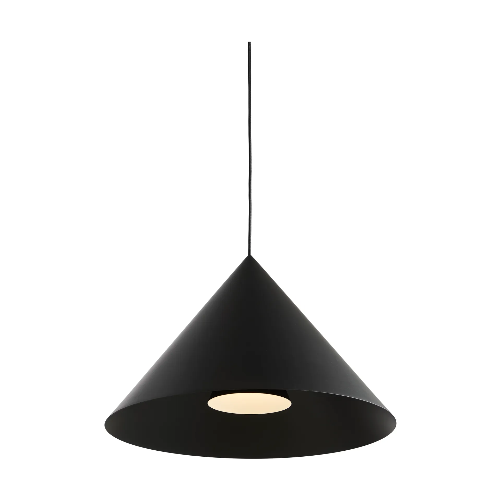 Hanzu candeeiro pendente, Preto, Ø55 cm Loom Design