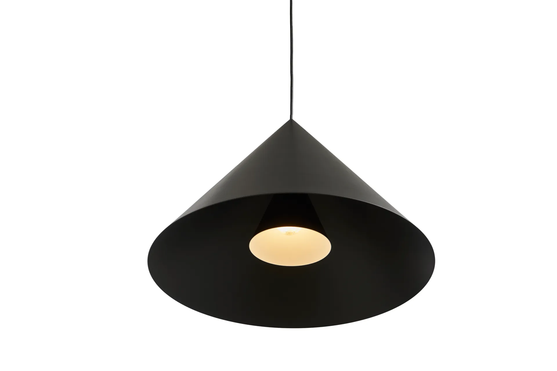 Hanzu candeeiro pendente, Preto, Ø55 cm Loom Design