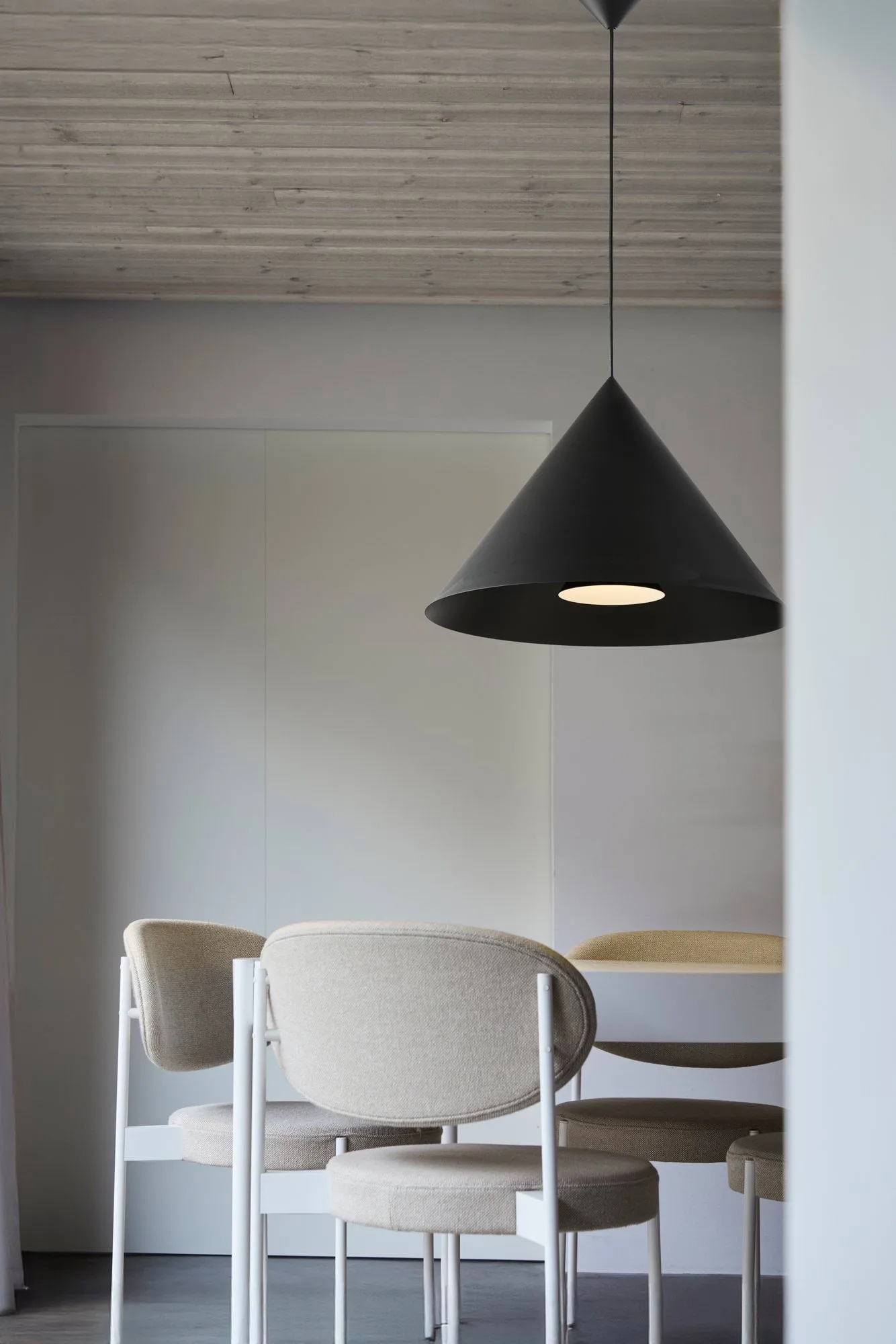 Hanzu candeeiro pendente, Preto, Ø55 cm Loom Design