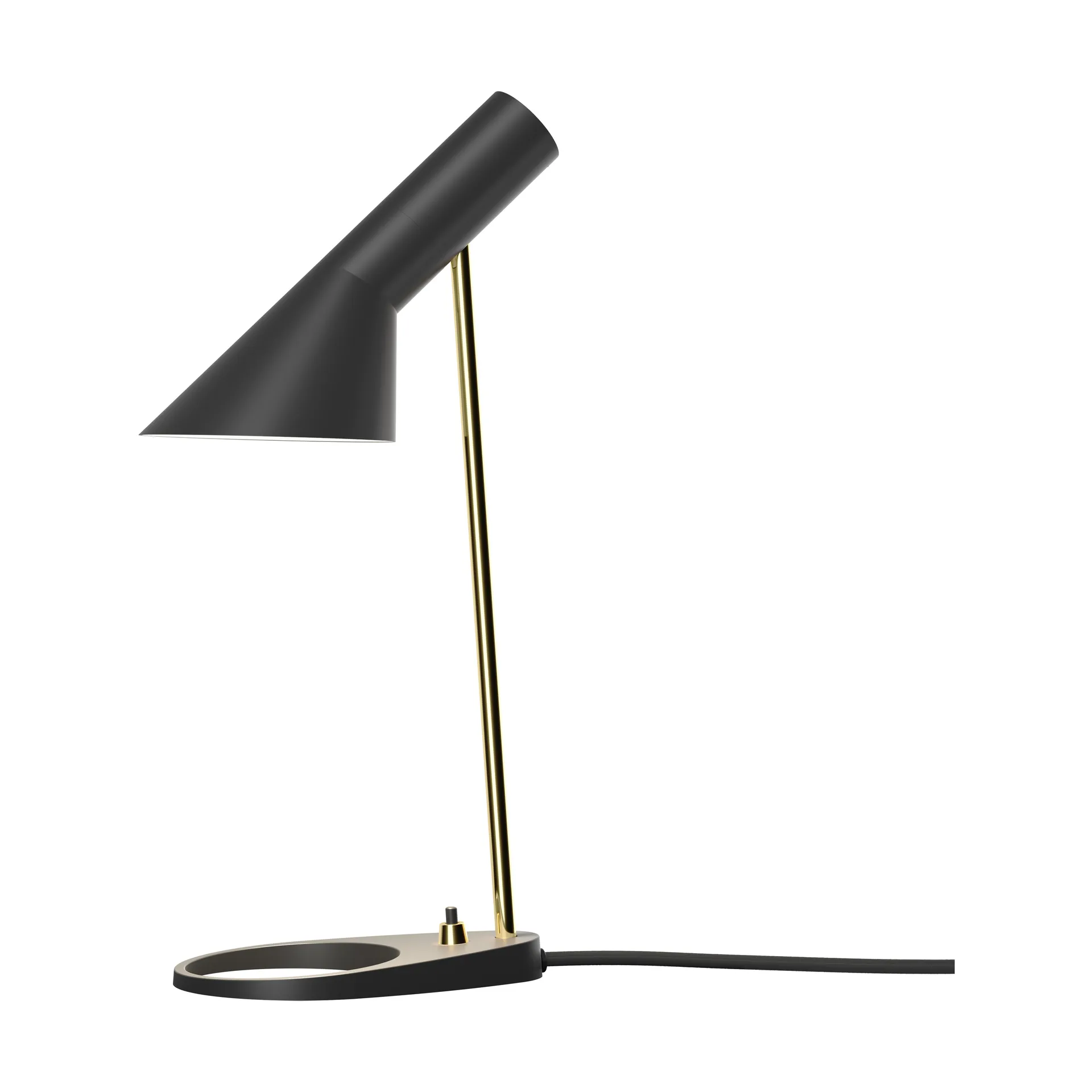 Candeeiro de mesa AJ MINI, Brass-black Louis Poulsen
