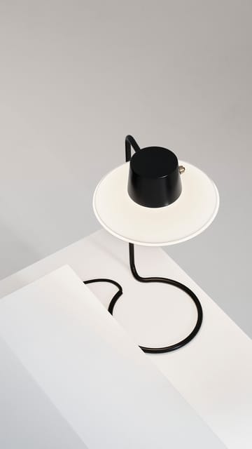 Candeeiro de mesa AJ Oxford 28 cm preto - Vidro opala - Louis Poulsen