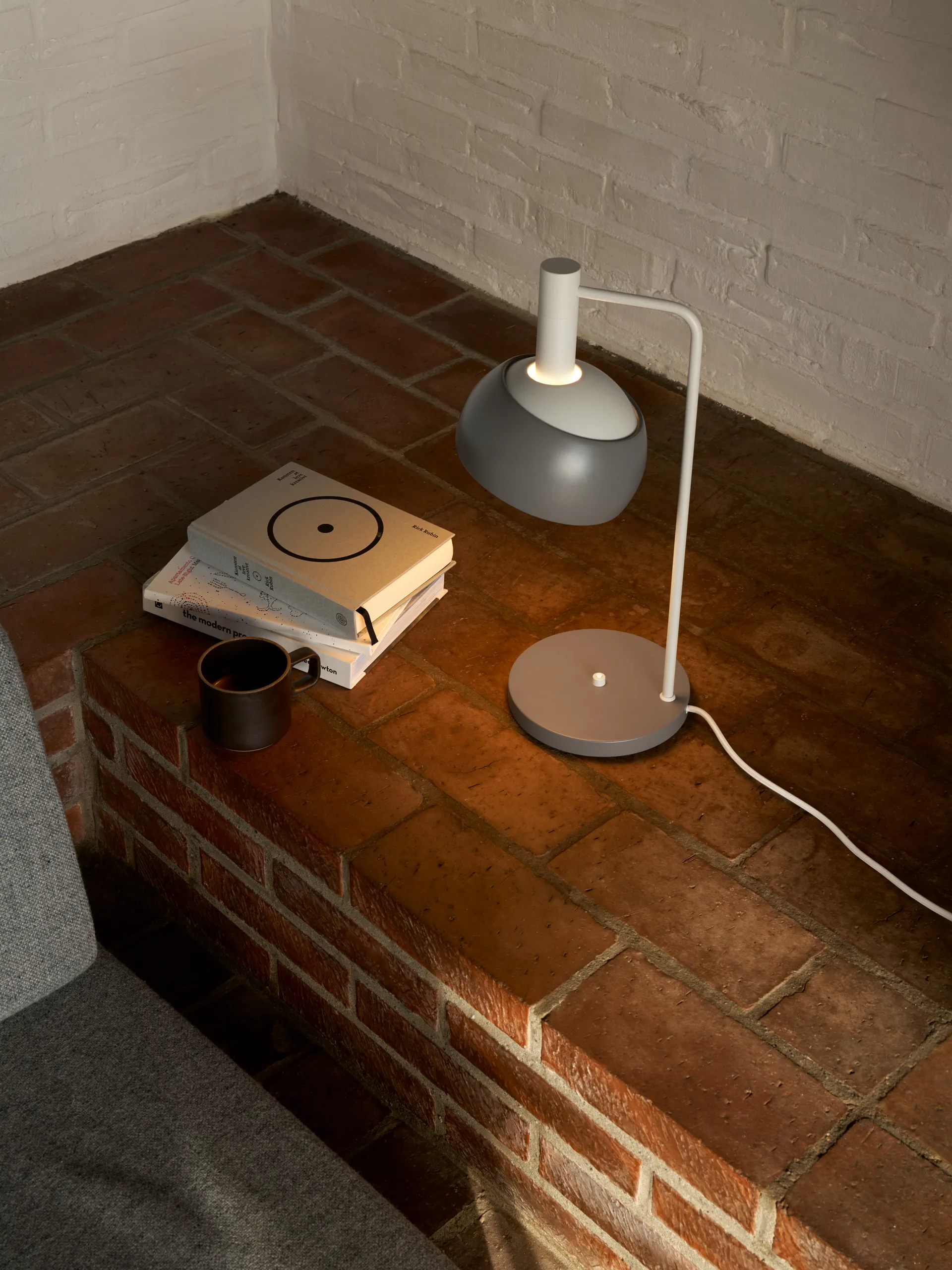 Candeeiro de mesa FJ Elements Ø17,5 cm, Original grey Louis Poulsen