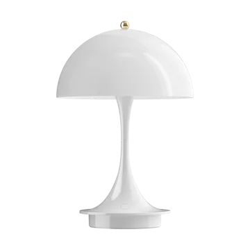 Candeeiro de mesa Panthella 160 portable Anniversary Edition - Brass metallised-white - Louis Poulsen